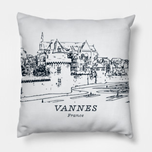 Vannes - France Pillow