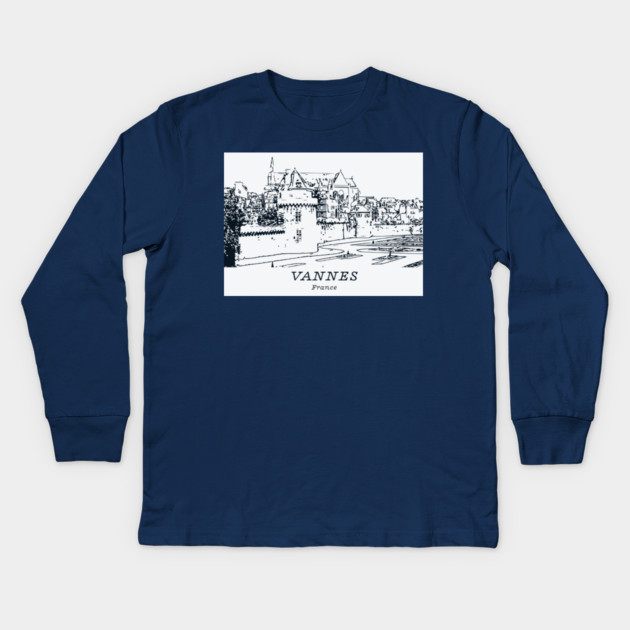 Vannes - France Kids Long Sleeve T-Shirt by Lakeric