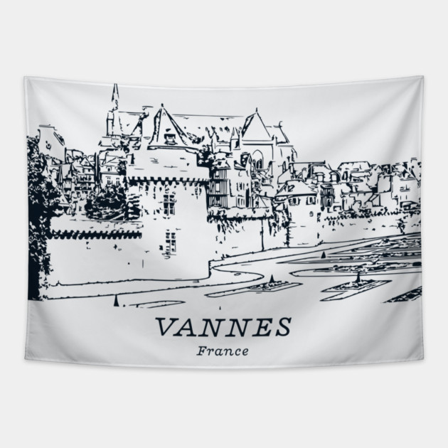 Vannes - France Tapestry by Lakeric