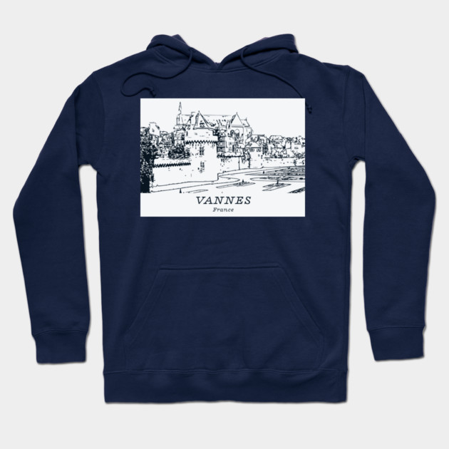 Vannes - France Hoodie by Lakeric