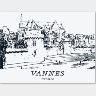 Vannes - France Posters and Art