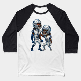 George Pickens and CeeDee Lamb Dallas Cowboys Baseball T-Shirt