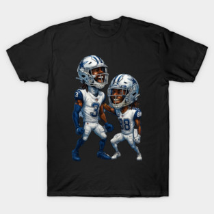 George Pickens and CeeDee Lamb Dallas Cowboys T-Shirt