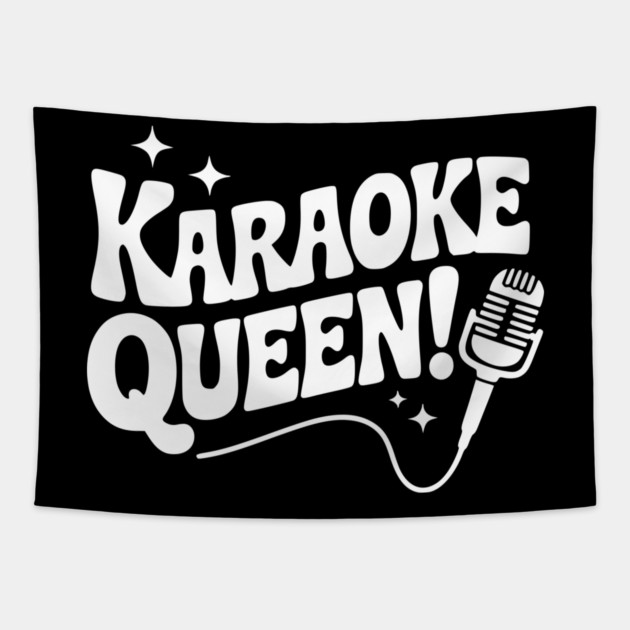 Karaoke Queen! Tapestry by Frank Ring
