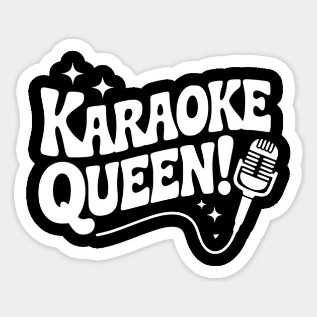 Karaoke Queen! Sticker by Frank Ring