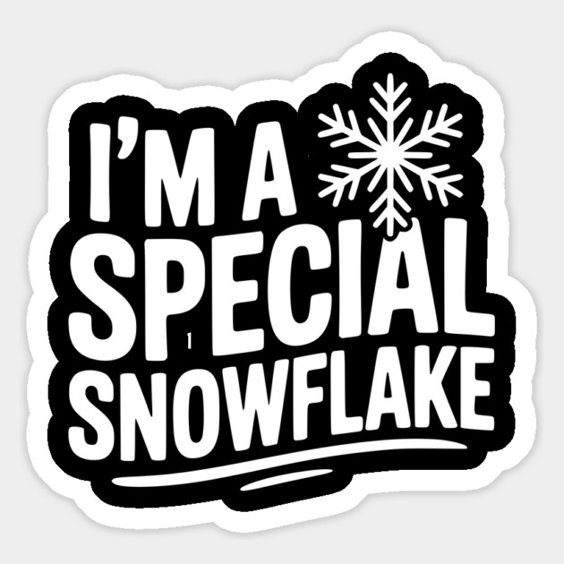 I’m a Special Snowflake Magnet by Frank Ring