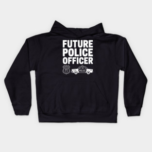 Future Police Officer Kids Hoodie