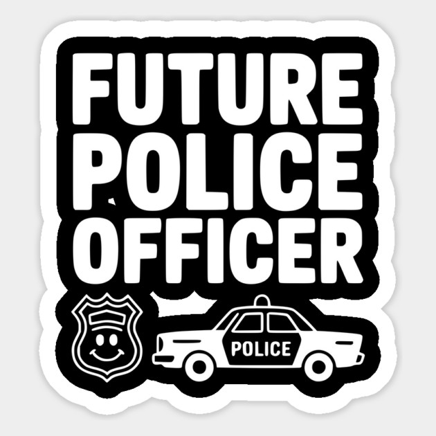 Future Police Officer Magnet by Frank Ring