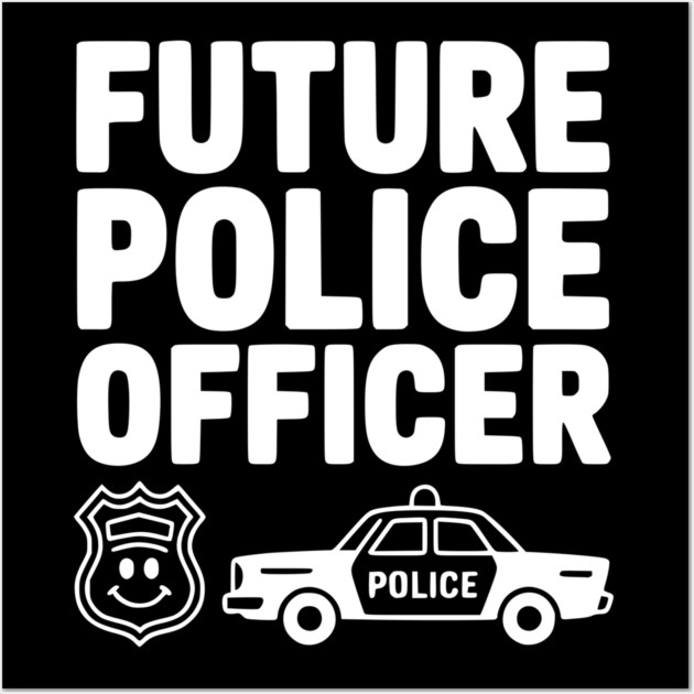 Future Police Officer Wall Art by Frank Ring