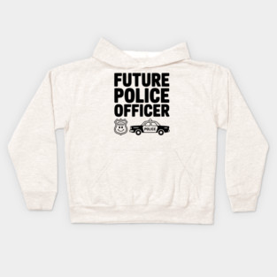 Future Police Officer Kids Hoodie