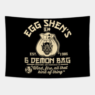 Egg Shen's 6 demon bag Tapestry