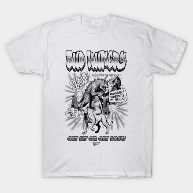 Bud Hungry Monster T-Shirt by Wrongteeshirt