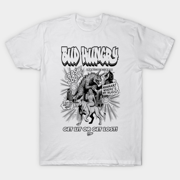 Bud Hungry Monster T-Shirt by Wrongteeshirt