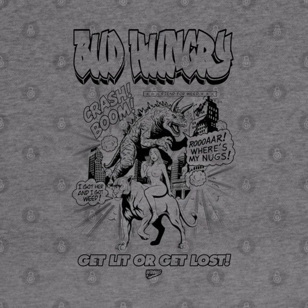 Bud Hungry Monster by Wrongteeshirt