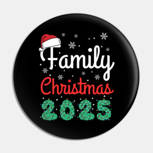 Family Christmas 2025 Pin