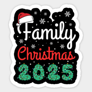 Family Christmas 2025 Sticker