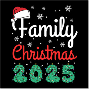 Family Christmas 2025 Posters and Art