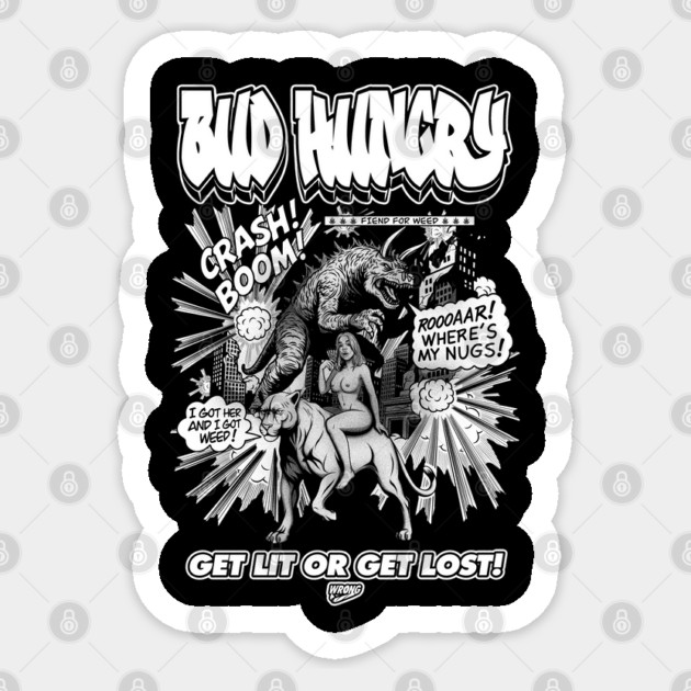 Bud Hungry Sticker by Wrong