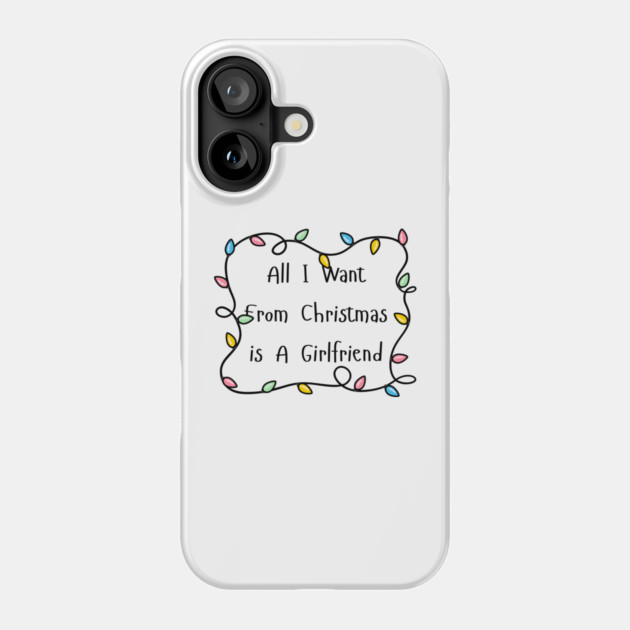 Christmas Lights Phone Case by Creatifly Graphic Tees
