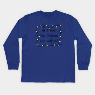 Christmas Lights Kids Long Sleeve T-Shirt