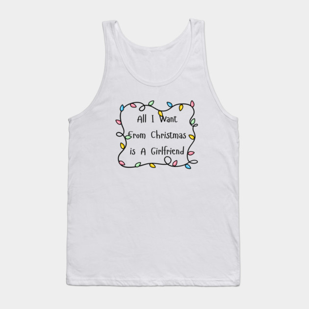 Christmas Lights Tank Top by Creatifly Graphic Tees