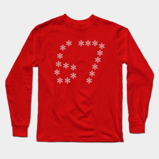 67 Christmas Snowflakes Long Sleeve T-Shirt