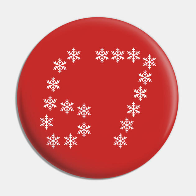 67 Christmas Snowflakes Pin by Creatifly Graphic Tees