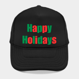 Happy Holidays Hat