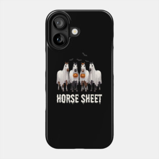 Horse Sheet Ghost Halloween Spooky Season Phone Case