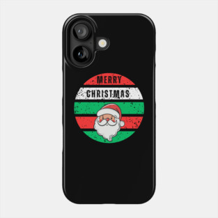 Merry Christmas Santa Face Phone Case