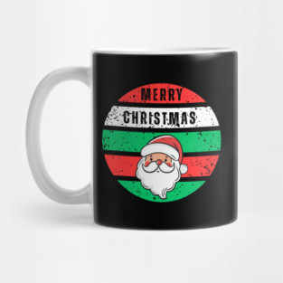 Merry Christmas Santa Face Mug