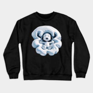 Snoop making snow angels 3D t-shirt Crewneck Sweatshirt