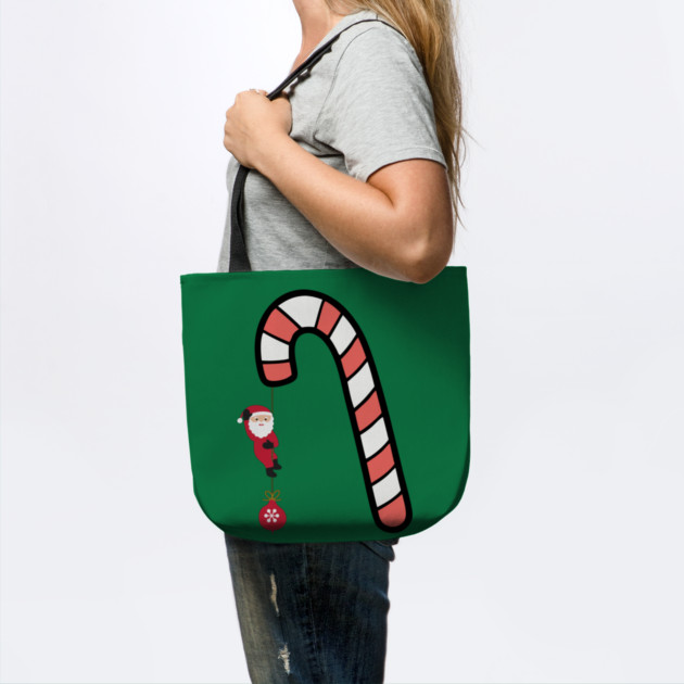 Santa on Candy Cane Adventure by Creatifly Graphic Tees