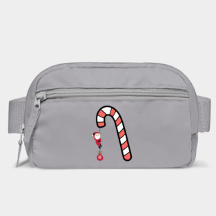 Santa on Candy Cane Adventure Bag