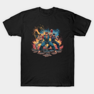 Martial Arts Fighters in Action T-Shirt