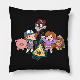 Gravity Falls Friends Pillow