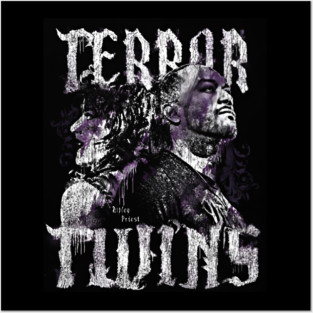 Rhea Ripley & Damian Priest Terror Twins Posters and Art