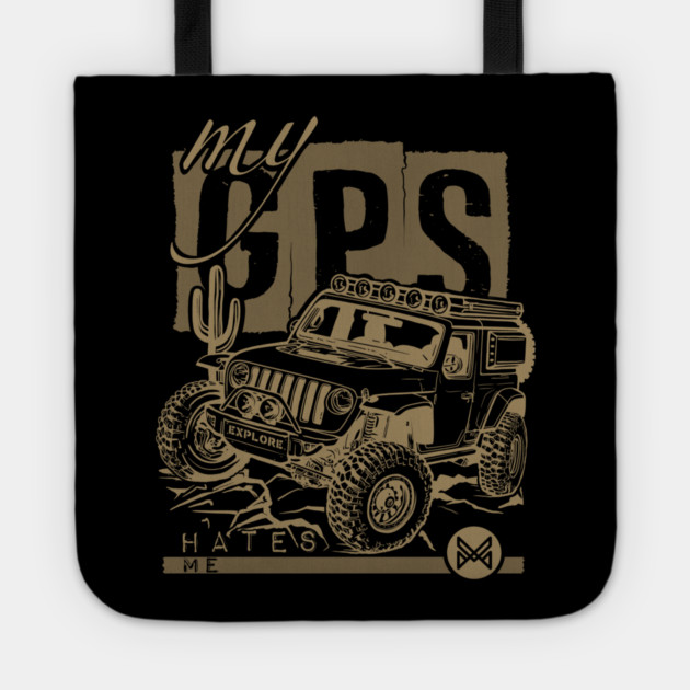 jeep wrangler rubicon 4x4 Tote by monsalveautos