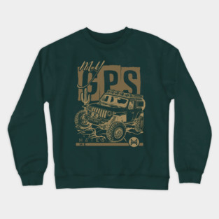 jeep wrangler rubicon 4x4 Crewneck Sweatshirt