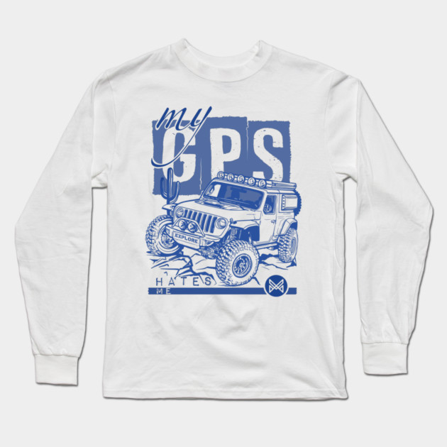 jeep wrangler rubicon off road Long Sleeve T-Shirt by monsalveautos