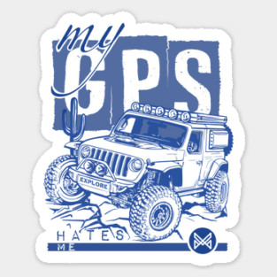 jeep wrangler rubicon off road Magnet