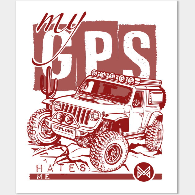 jeep  rubicon Wall Art by monsalveautos