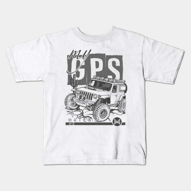 jeep wrangler Kids T-Shirt by monsalveautos