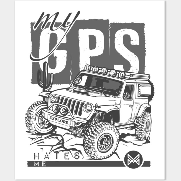 jeep wrangler Wall Art by monsalveautos