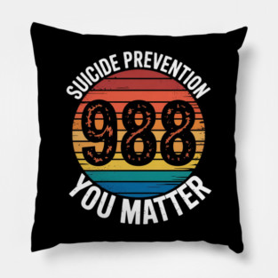 Suicide Awareness Lovers Motivation Pillow