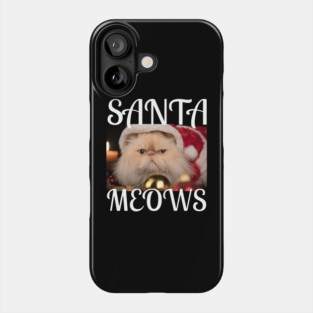 Santa Meows Phone Case