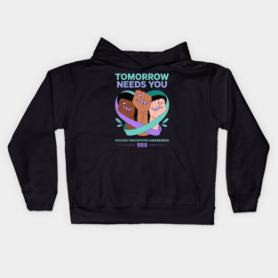Suicide Awareness Support Lovers Kids Hoodie