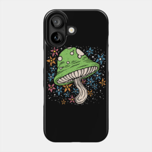 Green Mushroom Phone Case