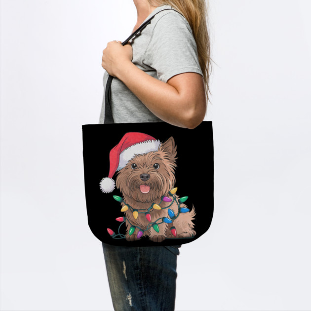 Cairn Terrier Christmas Lights Xmas Dogs by yangho