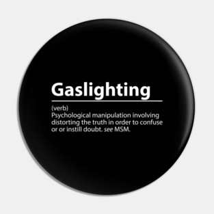 Gaslighting Definition – Psychological Manipulation Pin
